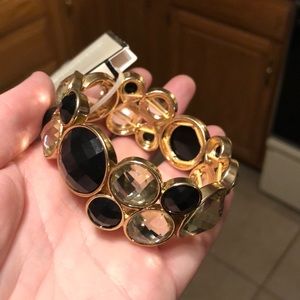 NWT Black & Gold Dana Buchman Bracelet